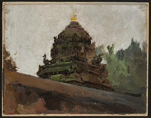 Old temple in Madras. From the journey to India, 1907, Ian Tsionglinski