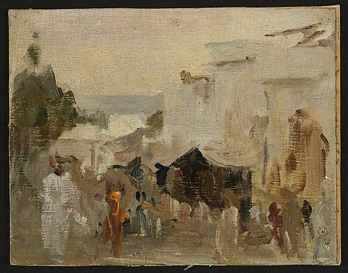 Street in Udaipur. From the journey to India, 1907, Ian Tsionglinski