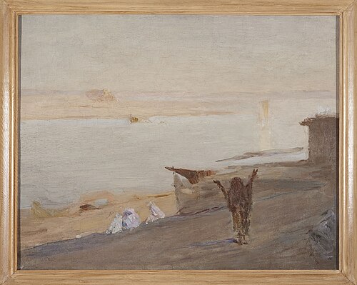 Ganges. From the journey to India, 1907, Ian Tsionglinski