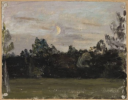 Moonlit evening in Maryino, 1908, Ian Tsionglinski