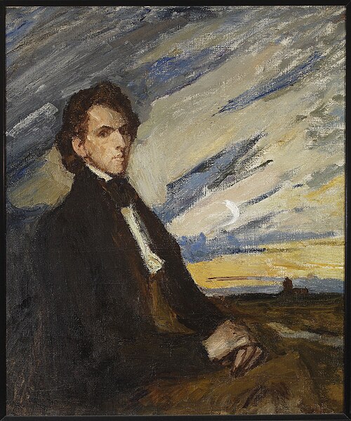 Portrait of Fryderyk Chopin, 1910, Ian Tsionglinski