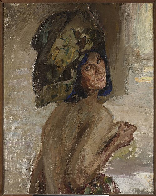 Study of a woman for the painting “East”, 1910, Ian Tsionglinski