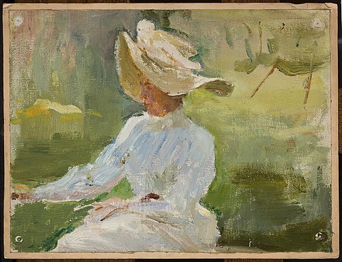 Portrait of Eugenia Alexandra Rubtsov, mother of the painter Rubtsov, 1910, Ian Tsionglinski