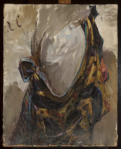 Study of drapery for the prostitute in the painting “East”, 1910, Ian Tsionglinski