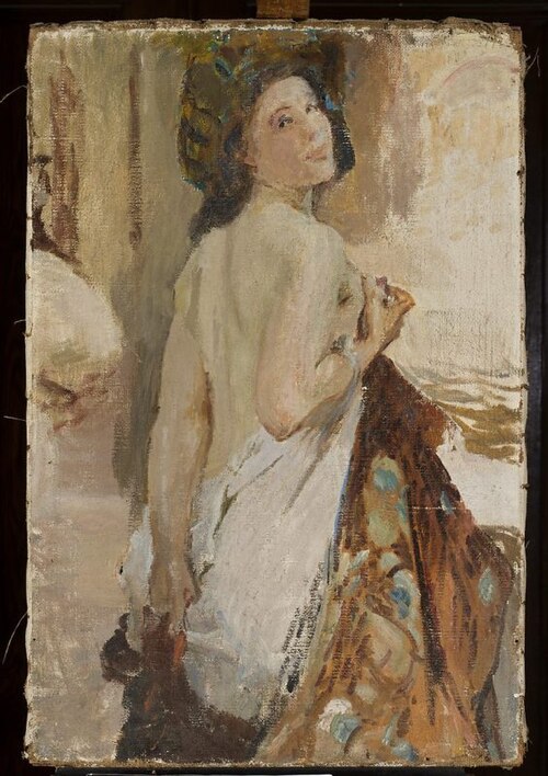 Study of a streetwalker for the painting “East”, 1910, Ian Tsionglinski