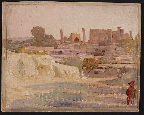 Samarkand – overall view. From the journey to Turkestan, 1912, Ian Tsionglinski