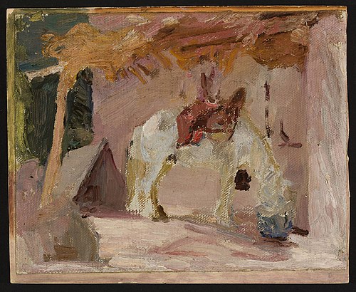 Horse. From the journey to Turkestan, 1912, Ian Tsionglinski