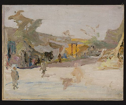 Samarkand – marketplace. From the journey to Turkestan, 1912, Ian Tsionglinski