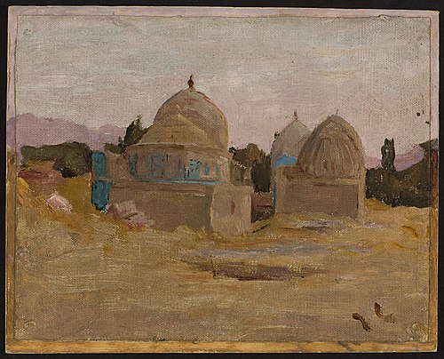 Samarkand – Shah-i-Zinda mosque From the journey to Turkestan, 1912, Ian Tsionglinski