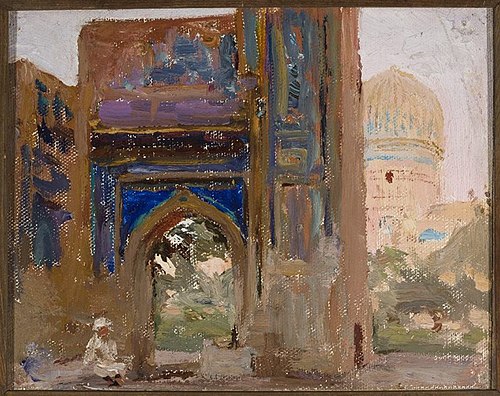 Samarkand – Gur-i Amir, Tamerlane’s mausoleum. From the journey to Turkestan, 1912, Ian Tsionglinski