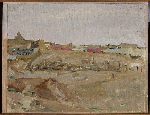 Baku – Muslim cemetery. From the journey to Turkestan, 1912, Ian Tsionglinski