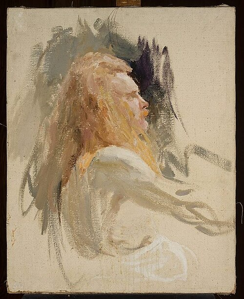 Siegfried, portrait study, 1912, Ian Tsionglinski