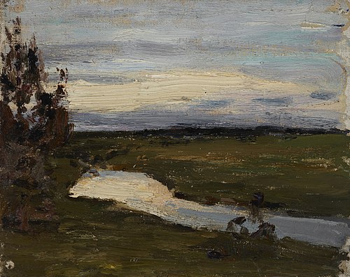 A River at the White Night, 1908, Ian Tsionglinski