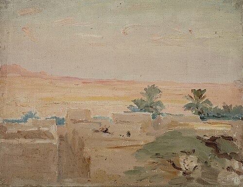 Biskra – Desert (Evening), 1909, Ian Tsionglinski