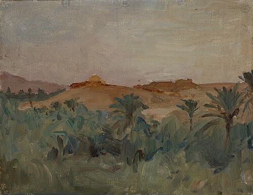Biskra – The Sirocco (Palm Trees), 1909, Ian Tsionglinski