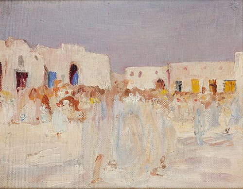 Kairouan (At a Bazaar), 1911, Ian Tsionglinski