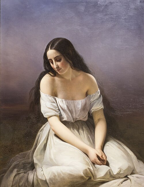 Étude de femme, 1839, Aimée Brune-Pagès