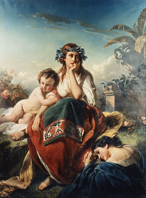 La Farniente, 1850, Aimée Brune-Pagès