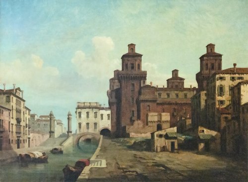 Palais des ducs de Ferrare, 1830, Jules-Romain Joyant