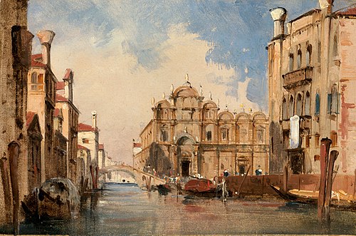 The Scuola di San Marco, Venice, 1830, Jules-Romain Joyant