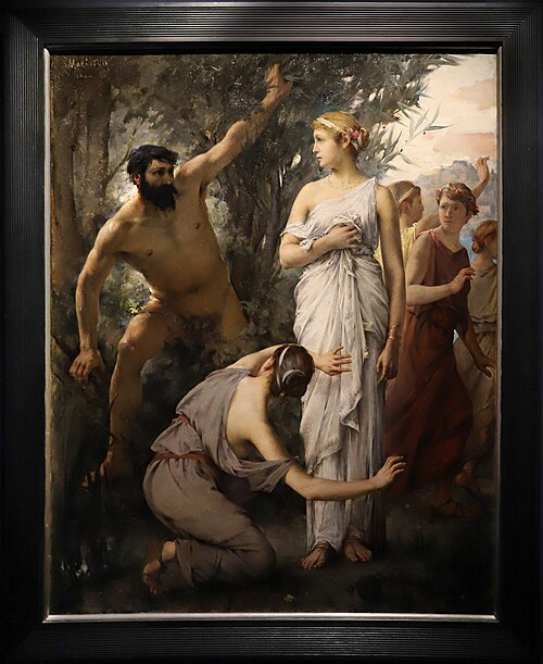 Ulysse et Nausicaa, 1888, Jean Alfred Marioton