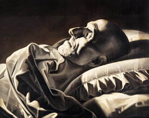 Antonio Canova après sa mort, 1836, Placido Fabris
