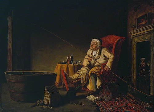 Enthusiast (‘The Gouty Angler’), 1828, Theodore Lane