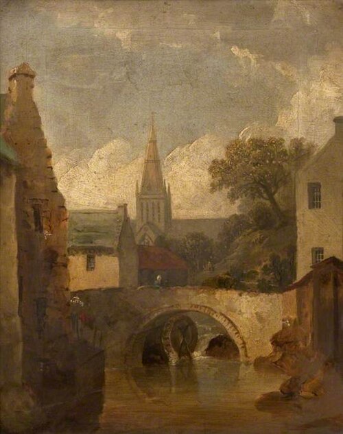 Molendinar Burn, 1850, Elizabeth Walker