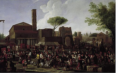 Roman Market, 1669, Willem Reuter