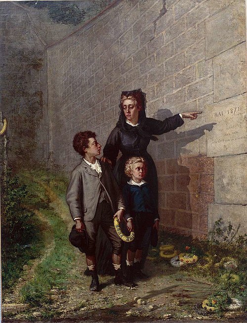 La Veuve du fusillé, 1877, Louis-Ernest Pichio