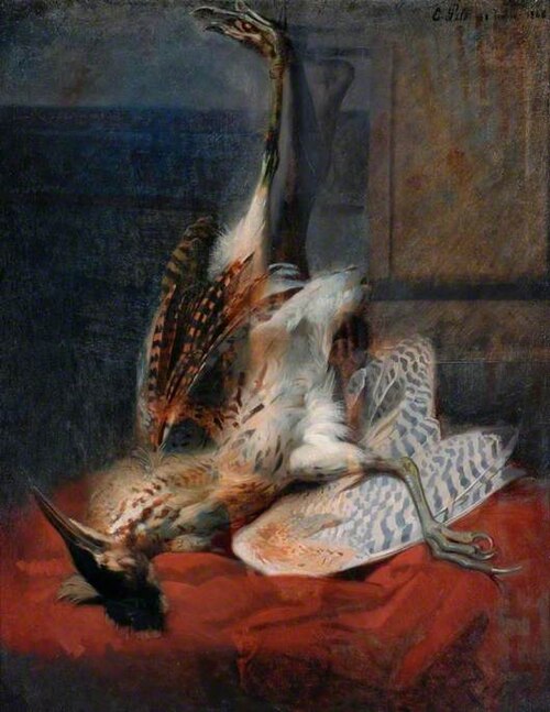A Dead Bittern, 1848, Édouard-Aimé Pils