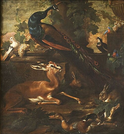 Birds and Beasts II, 1650, Jaques van de Kerckhove
