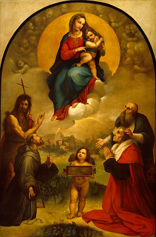 Madonna di Foligno, 1737, Ismael Mengs