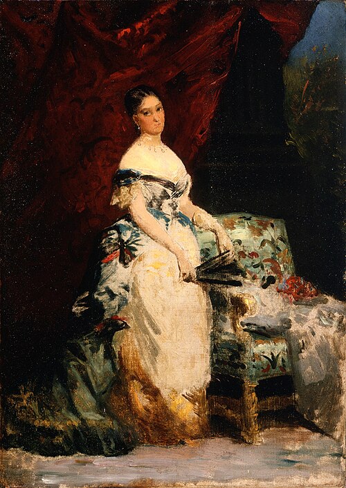 Portrait of Princess Brancaccio-Massimo, 1865, Édouard Dubufe