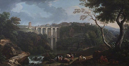 Prospect of Frascati, 1739, Giovanni Battista Busiri