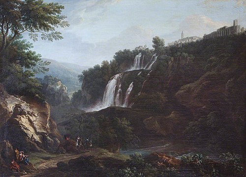 The Great Cascade at Tivoli, 1739, Giovanni Battista Busiri