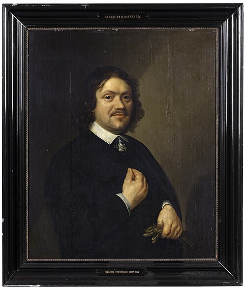 Portrait of an unknown man, 1671, Friedrich Kerseboom