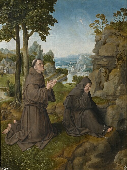 Franziskus erhält die Stigmata, 1510, Master of Hoogstraeten
