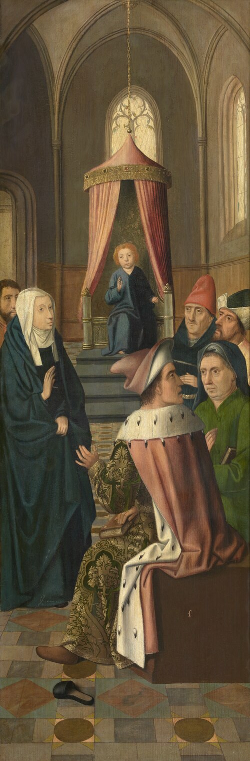 Christ's Dispute with the Doctors, 1500, Master of Hoogstraeten