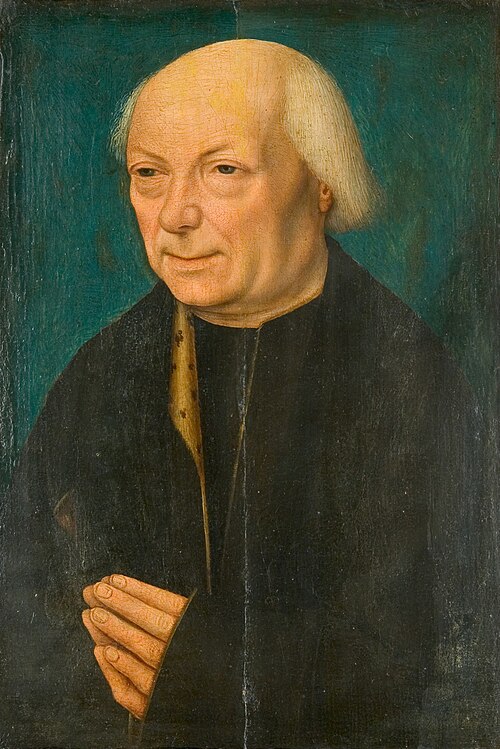 Portrait of an old man, 1500, Master of Hoogstraeten