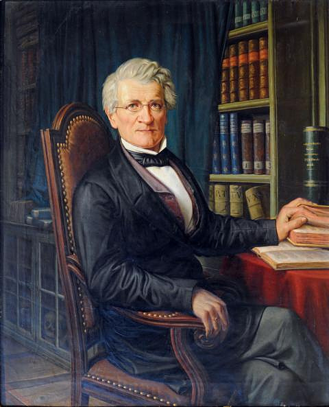 Porträt von Dr. Cäsar Adolf Bloesch, 1865, Aurèle Robert