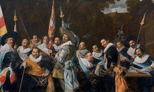 compagnie de la milice bourgeoise des mousquetaires de Saint-Adrien, Haarlem 1633, 1634, Frans Hals