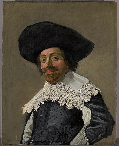 Portrait of a man with a hat, 1634, Frans Hals