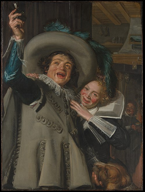 Young Man and Woman in an Inn, 1623, Frans Hals