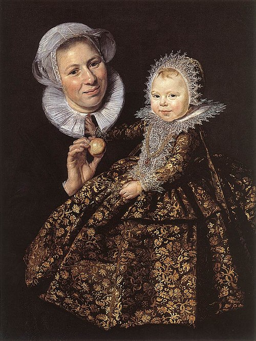 Catharina Hooft with her Nurse, 1610, Frans Hals