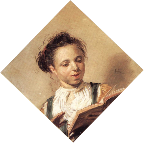 Jeune chanteuse, 1630, Frans Hals