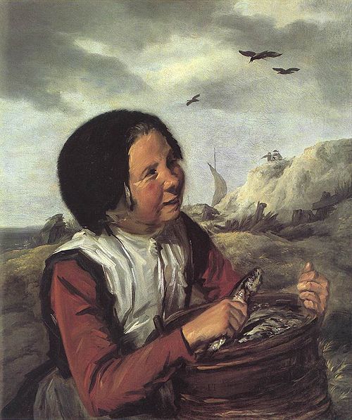 Smiling Fishergirl, 1630, Frans Hals