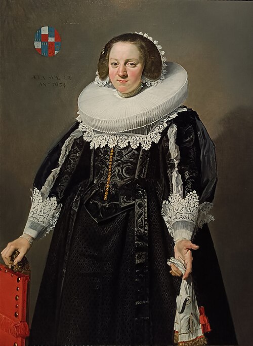 Portrait of Catharina Brugman, 1634, Frans Hals