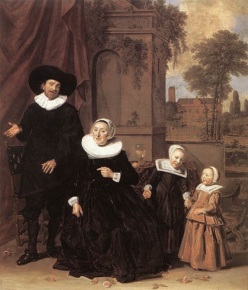 Portrait de famille dans un paysage, 1635, Frans Hals