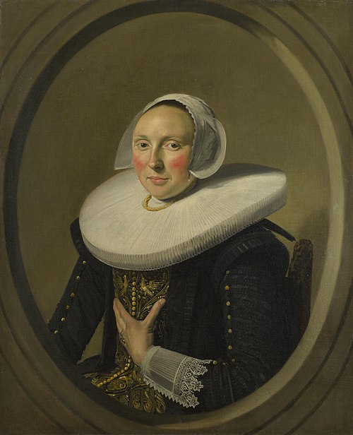Portrait de (possible) Maria Larp ( -1675), 1634, Frans Hals